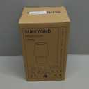 SUREYOND Mushroom Lamp, Mother's Day Gifts, Small Table Lamp, Cute Nightstand Kitchen Mini Lamp, Glass Table Lamp, Suitable for Bedrooms, Kitchens, Living Rooms, Bedside, Girl Gifts White