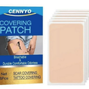 Tattoo Cover Up Patch, 6 Pcs Ultra-Thin Waterproof Tattoo Cover Up Tape for Tattoos, Scars and Birthmarks