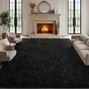 Area Rug 9x12 Living Room: Bedroom Fluffy Shag Fuzzy Carpet Black
Soft Upgrade Non-Slip High Pile Large Plush Indoor Floor Shaggy Carpets for Nursery Kid Playroom Office Dorms Home Decor
