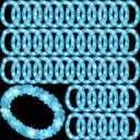 Sherr 48 Pcs LED Hawaiian Leis Light up Flower Leis Necklace with LED Lights Luau Flowers Necklaces for Masquerade Beach Wedding Tropical Themed Party Supplies(Baby Blue)