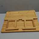 GEHE Natural Bamboo Cupcake Stand, Foldable 2 Tier Cupcake Display Stand Tower, Dessert Table Serving Tray for Birthday/Wedding/Christmas/Party, Charcuterie Boards