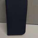 SHIELDON Detachable Wallet Case for iPhone 17 Pro 6.3" | Genuine Leather, Wireless Charging, RFID Blocking Credit Card Slot, Flip Magnetic Closure, Removable Shockproof Phone Cover 2025 - Navy Blue