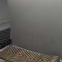 Collive Modern Geometric Easy Jute Outdoor Rug for Porch, 3x5 Washable Entryway Rug Non-Slip Woven Kitchen Carpet, Farmhouse Nautral Indoor Door Mats for Bedroom Backyard Front Decor (Black and Nature/Geometric)