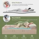 BEDLORE 4 Inch Memory Foam Mattress Topper Queen,2-in-1 Dual Layer Design (2" Gel Memory Foam + 2" Plush Pillow Top Cover) Mattress Topper Medium-Firm,Pressure Relief & Back Pain Support(Beige)