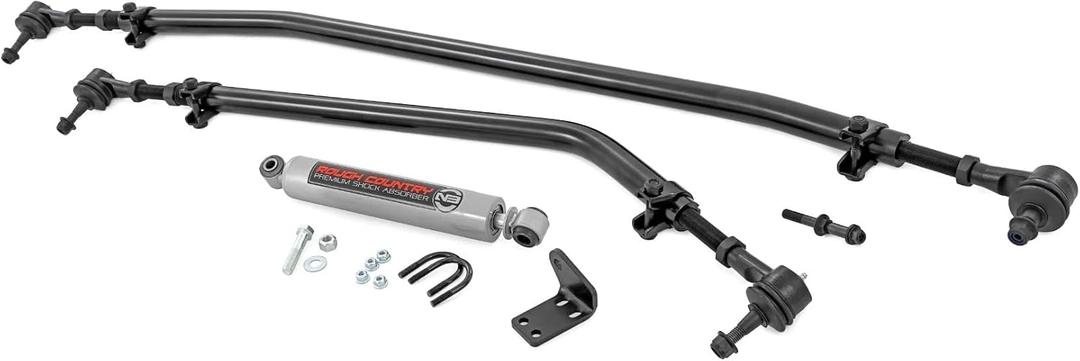 Rough Country HD Steering Kit w/Stabilizer for Jeep Wrangler JL/JT - 10663