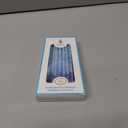 The Dreidel Company Hanukkah Candles Multi Blue Hued Frosted Deluxe Tapered Candles 1-Hour Burn Time 45 Candles for All Eight Nights of Chanukah (Single)