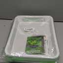 Legigo 2 Pack Seed Sprouter Trays with Lids- Soil-Free Cultivation Germination Tray, BPA Free Micro Greens Growing Trays Seed Sprouting Trays Kit with Germinating Paper for Wheatgrass, Beans and More