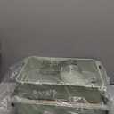 Foldable 3 Tier Rolling Cart, Metal Utility Cart, Folding Mobile MultiFunction Storage Trolley Organizer Cart for Home Library Office(Green)