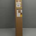 Cordless Bamboo Roman Shades for Windows, Blinds Size (26.5" W 48" H) Colour (BDP-Driftwood)