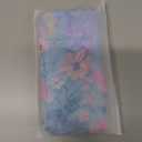 Jusy Compatible with iPhone 12, Colorful Retro Oil Painting Printed Flower Laser Glossy Pattern Cute Curly Wave Phone Case Soft TPU Cover for Girly Women - Green Yellow