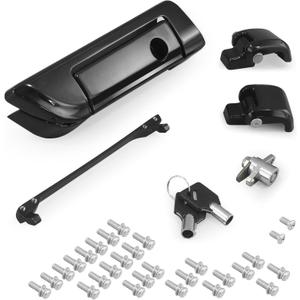 Tour Trunk Latches Black,Tour Trunk Lid Latch with Keys Fit for Harley Touring Road King Road Glide Street Glide Electra Glide Ultra-Classic 2014-2025