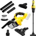 Cordless Handheld Vacuum Cleaner CVC010B, 31000 RPM, Stick Vacuum with Filtration HEPA for Vehicles, Workshop and Home Cleanning, No Battery or Charger Included (Bare Tool)