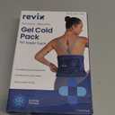 REVIX Ice Pack for Injuries Reusable Gel for Lower Back, Cold Packs for Back Shoulder, Elbow, Hip, Leg, Wrap Around Entire Knee, Soft Cold Compress,16  9" Navy