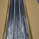 AIKVSXER 6PACK 1x4 LED Flat Panel Light Surface Mount LED Ceiling Light, 5500LM 50W TRIAC 10-100% Dimmable, 3000/4000/5000k AC120V Kitchen Lights Ceiling Flush Mount for Garage/Basement Black