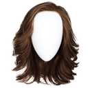 Raquel Welch Flip The Script Mid-Length Layered Wig With Lace Front and Memory Cap lll, Average Cap Size, RL8/29SS Hazelnut