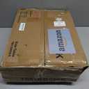 TUTOTAK Small Narrow End Table with Charging Station, Set of 2, Side Table with Outlets, Nightstand with Cloth Drawer, Couch Table, for Living Room, Bedroom, Bedside, Brown and Black TB01BB058K