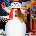 8 FT Christmas Inflatable Snowman Outdoor Decorations, Blow Up