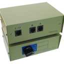 CablesOnline 2-Way A/B RJ45 Metal Rotary Manual Switch Box (SB-034)