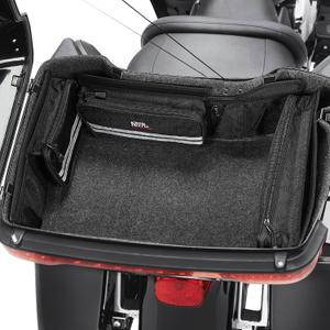 KEMIMOTO Upgraded Tour Pack Organizers with Hooks Compatible with 2014-2024 2025 Touring Street Glide Road King Tri Glide Equipped with King Tour Pak