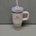 STANLEY Quencher H2.0 Tumbler with Handle and Straw 14 oz | Flowstate 3-Position Lid | Cup Holder Compatible for Travel | Insulated Stainless Steel Cup | BPA-Free | Rose Quartz 2.0