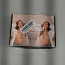 Awant Strapless Backless Sticky Push Up Bra Invisible Stick on Adhesive Bra for Women Reusable with Nipple Covers (Beige+black)