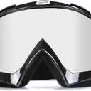 JAMIEWIN Dirt Bike & Motocross Goggles - Anti UV, Dustproof & Fog Resistant Offroad Riding Goggles