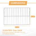 316067902 for Electric Range Oven Rack (22-7/8" x 16-1/4") Replacement for 402, AH437923, EA437923, PS437923 Compatible with Multiple Models Oven Rack