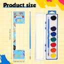 24 Pcs Apple Style Watercolor Painting Set for 8 Washable Colors with Brush Watercolor Painting Set Gift Party Supplies Back to Party Gift Exchange