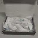 Amerdeco 10 Pack Champagne Bronze Cabinet Knobs 1.46 Inch(37mm) Solid Gold Kitchen Cabinet knobs Rectangle Brushed Brass Drawer Knob for Bathroom Cabinets ZH00013