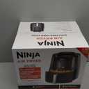 Ninja Air Fryer | 4 QT Capacity | 4-in-1 Roast, Crisp, Roast, Reheats, & Dehydrates | Dishwasher Safe Parts | 105F-400F | Includes 20 Easy & Healthy Recipes | 1550 watt | Grey | AF101
