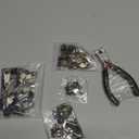 217 Pieces Zipper Repair Kit Replacement, Zipper Pulls, Head Slider, Installation Tools, Stopper Slider Repair Tool Kit for Metal Plastic Nylon Coil Jacket Zippers (Size 8/5/3)