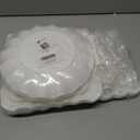 10 Pack Cake Stand Set with 3 x Two-Tier and 3 x Three-Tier Cupcake Stands, Plastic Dessert Table Stand Set 3 Tired Cookie Tray and 4 Pcs Dessert Trays (White)