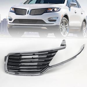 JOLONG Front Grille Left Driver Side Fit for Lincoln MKC 2015-2018