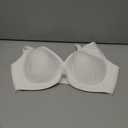Popilush White Bra Wireless Bra Comfortable Bralette Supportive No Underwire Seamless Deep V Neck Bras Everyday Bras XL