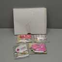 Chunful 4 Pcs Valentines Day Decorations DIY Wooden House Wooden Craft Kit Pink Wood Tiered Tray Decor Classic Valentines Day Decor Home Office Shelf Mantel Table