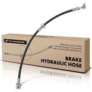 A-Premium Front Passenger Brake Hydraulic Hose Compatible with Select Nissan Models - Maxima 2016 2017 2018 2019, 3.5L - Replace# 462104RA0B