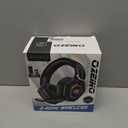 Ozeino Wireless Gaming Headset with Flip Microphone, RGB Lighting Gaming Headphones for PS5, PS4, PC - 2.4GHz USB & Type C Transmitter