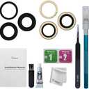 Vimour Rear Camera Lens Glass Replacement for iPhone 15 Pro Max Pre-Installed Adhesive with Installation Manual and Repair Tool Kits