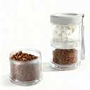 2025 Upgraded Airtight Dog Treat Container, Leak-Proof Stackable Pet Food Jar 2/3/4 Layers, Portable with Lanyard for Outdoor, Travel, Training & Home, Food-Grade PP (2-Layer)