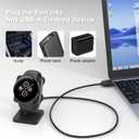Charging Station for Google Pixel Watch 3/Pixel Watch2 Charger, Replacement Smart Watch Charger 3.3Ft USB Magnetic Stand