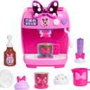 Disney Jr. Minnie Mouse Rise & Shine Bowrista Set, 10 Inch Play Espresso Machine, Ages 3 and Up