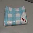 2 x 3pcs Baseball Tablecloths Blue Checkered Gingham Birthday Party Disposable Plastic Table Cloths Rectangle Waterproof for Baseball Sports Party Decorations 54"x108" (Red Baseball, 54" x 108")