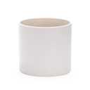 D'vine Dev 8 Inch Plastic Planter Pots for Plant Pot with Drainage Hole and Seamless Saucers, Oatmeal, 74-X-H-1