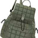 Puffy Backpack for Women - Quilted Backpack for Travel - Ultra Lightweight Puffer Daypack, Green (30L)