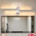 39.4 Inch Vnaity Lighting Led Bathroom Lights Over Mirror Brushed Nickel Dimmable 5CCT 36W Modern Bath Vanity Lights Bar Wall Sconces, 39.4 Inch Long