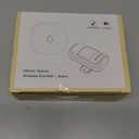 Wireless Motion Sensor Alarm Indoor, 1 PIR Detector + 1 Receiver, Movement Activated Doorbell Chime for Home Doorway/Business Entry/Garage Security/Store Entrance, Pet/Elderly/Dementia Monitor (Black)