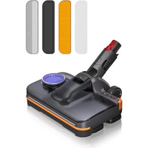 2026 Upgraded Mop Head Compatible for Dyson V7/V8/V10/V11/V15/G5, 3 in 1 Vacuum Replacement Part for Dyson with Vacuuming, Mopping & Polishing - Cleaning Hardwood Floors, Marble and Carpets for Home