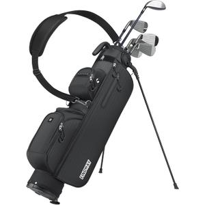 Findway 3 Way Small Golf Bag Lightweight Pitch and Putt Golf Bag with Stand, Adjustable Dual Straps, Golf Stand Bag for Extra Storage in a Smaller Size, Golf Gifts for Men and Women, 5 Pockets