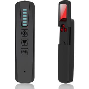 Hidden Camera Detectors,GPS Tracker Detector,Camera Detector Spy Camera Finder,25H Working Time,Travel-Friendly Size S500 (Black)