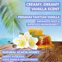 Palmer's Cocoa Butter Formula, Tahitian Vanilla Leave In Conditioner Spray, (8.5 Fl Oz), Hydrating Hair Detangler with Acacia Honey & Vitamin E, Heat Protectant, Frizz Control & Long-Lasting Moisture